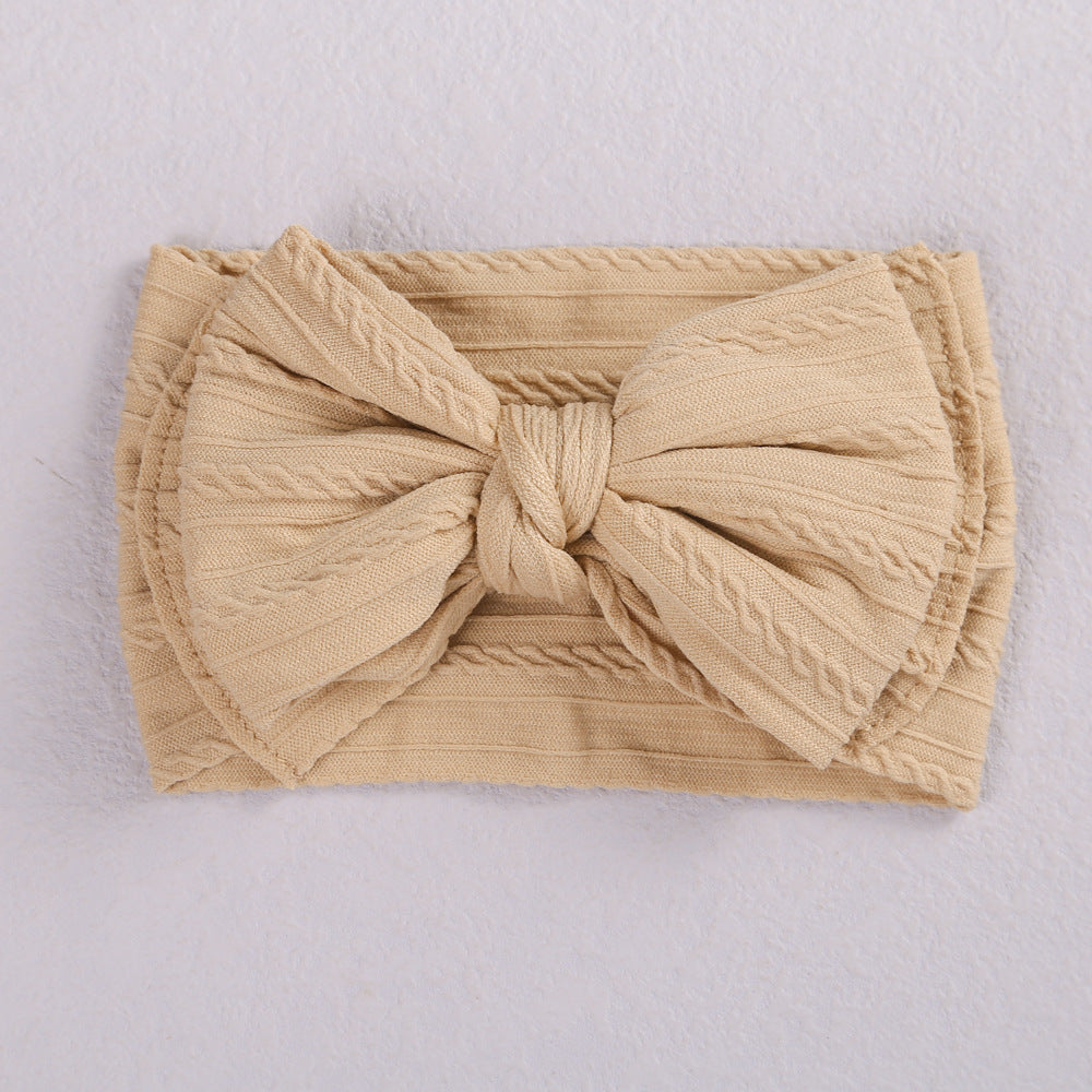 Wholesale Double-layer Bow Children's Nylon Headbands